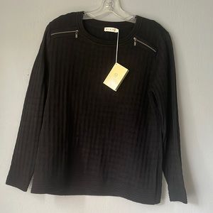 Mischa Sweater with Zipper details NWT